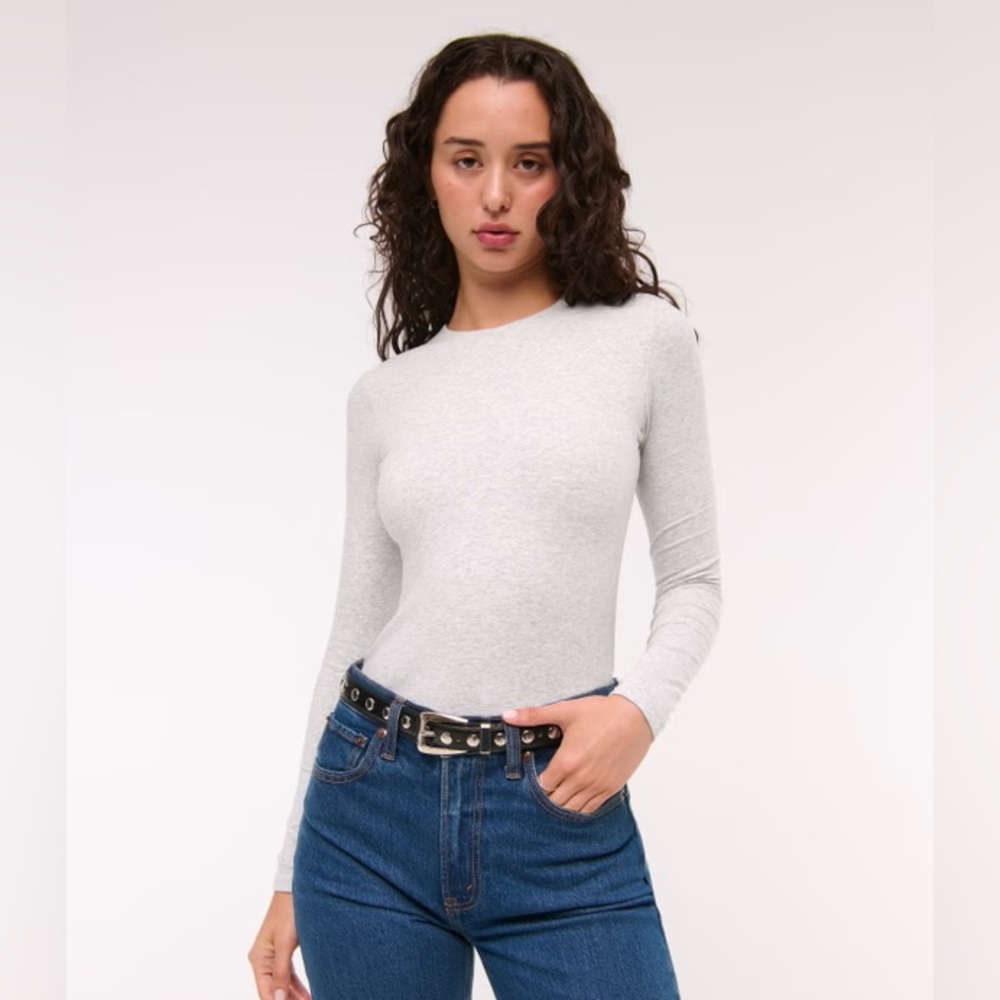 Abercrombie Double-Lined Long-Sleeve Baby Tee